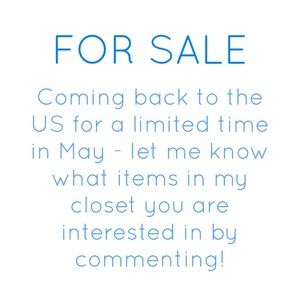 Back in the US in May - make offers!